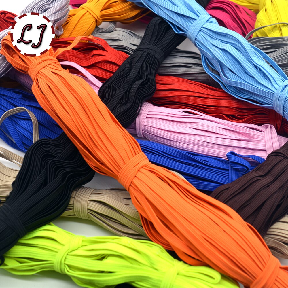  6mm    ȭ õ   Ȩ DIY ź    ׼  ź  /Wholesale 6mm Narrow black white colorful elastic webbing for cloth pants bag hom